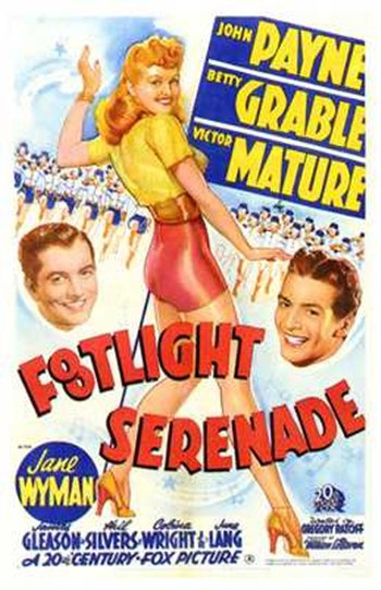 Footlight Serenade Movie Poster - 11 x 17 in.