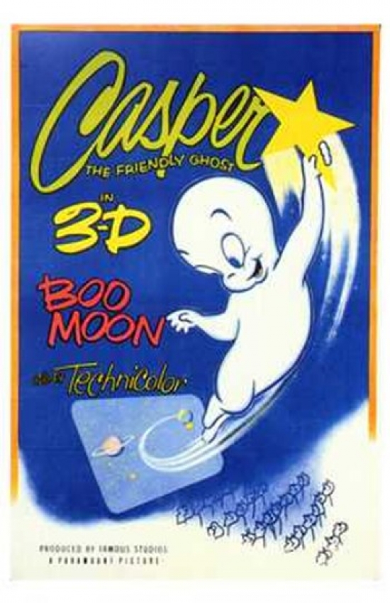Casper Cartoon Movie Poster - 11 x 17 in.