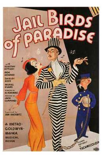 MOV198201 Jail Birds of Paradise Movie Poster - 11 x 17 in.