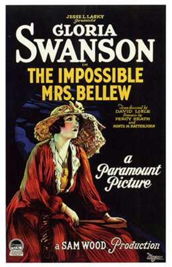 Impossible Mrs Bellew Movie Poster - 11 x 17 in.