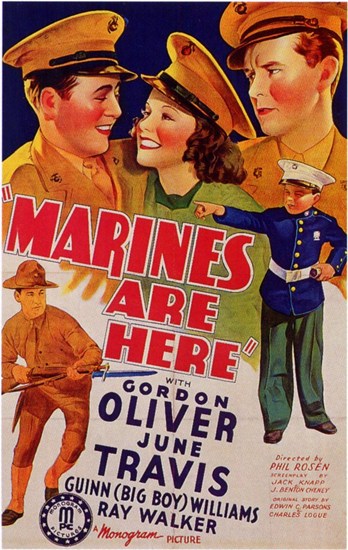 Marines Are Here Movie Poster - 11 x 17 in.