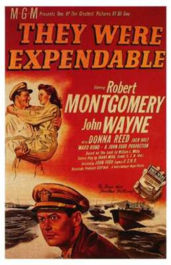 They Were Expendable Movie Poster - 11 x 17 in.