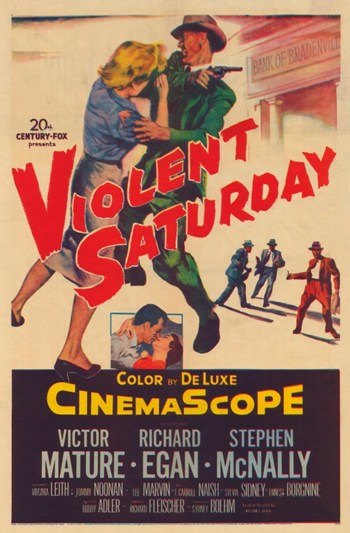 Violent Saturday Movie Poster - 11 x 17 in.
