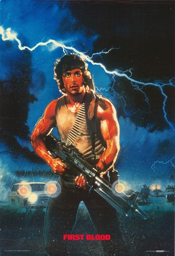Rambo First Blood Movie Poster - 11 x 17 in.