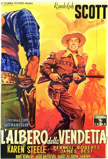Ride Lonesome Movie Poster - 11 x 17 in.