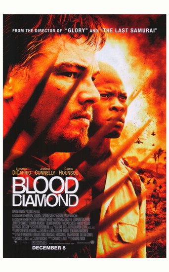 Blood Diamond Movie Poster - 11 x 17 in.