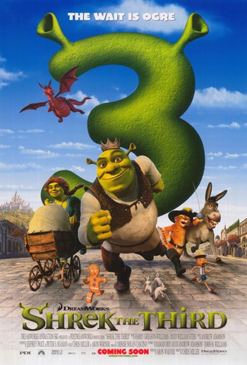 Shrek the Third Movie Poster - 11 x 17 in.