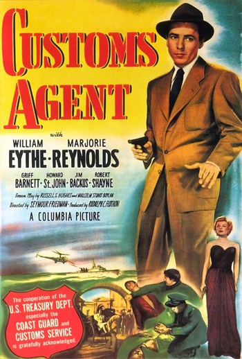 Customs Agent Movie Poster - 11 x 17 in.