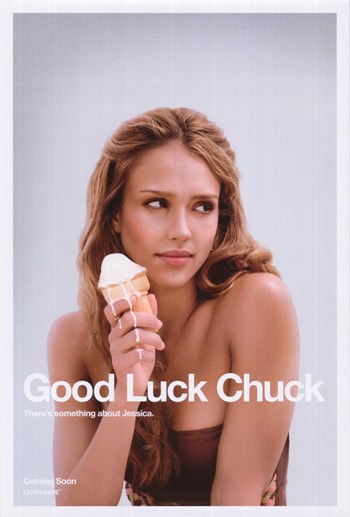 Good Luck Chuck Movie Poster - 11 x 17 in.