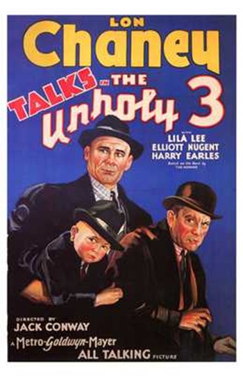The Unholy 3 Movie Poster - 11 x 17 in.
