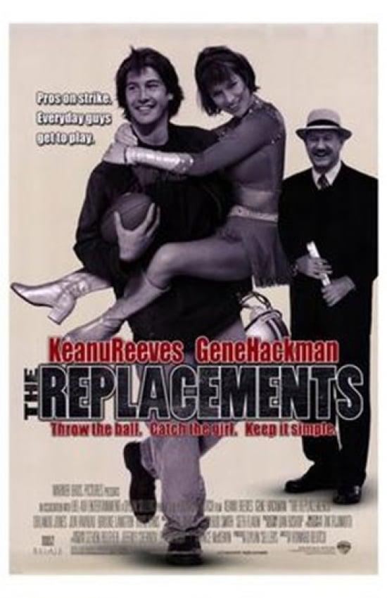 The Replacements Movie Poster - 11 x 17 in.