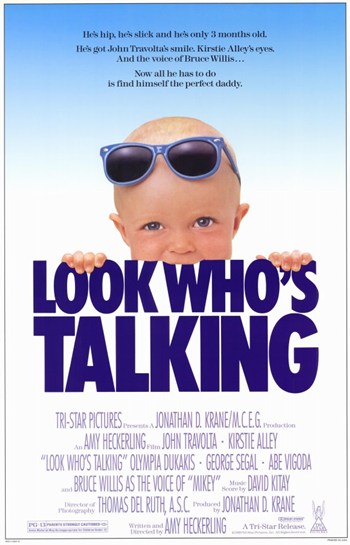 Look Whos Talking Movie Poster - 11 x 17 in.