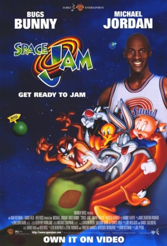 Space Jam Movie Poster - 11 x 17 in.