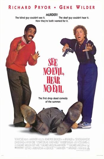 See No Evil Hear No Evil Movie Poster - 11 x 17 in.