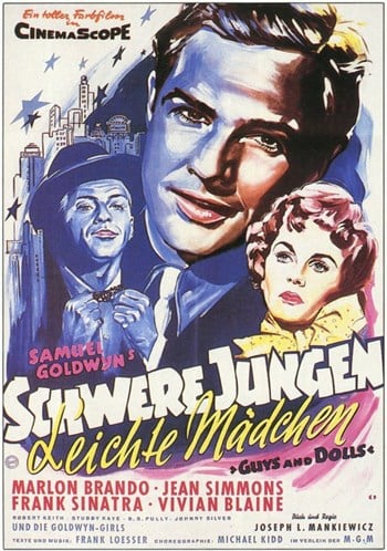 Guys & Dolls Movie Poster - 11 x 17 in.