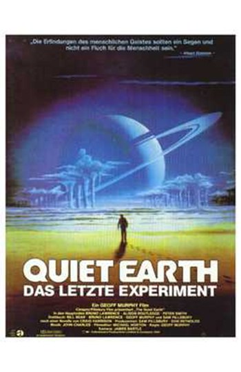 Quiet Earth Movie Poster - 11 x 17 in.