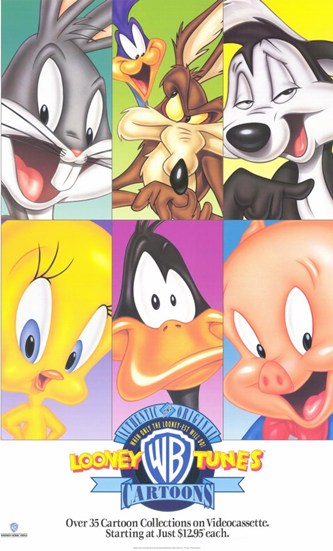 MOV212295 Warner Brothers Looney Tunes Cartoons Movie Poster - 11 x 17 in.