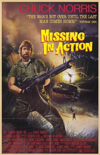 MOV213672 Missing in Action Movie Poster - 11 x 17 in.