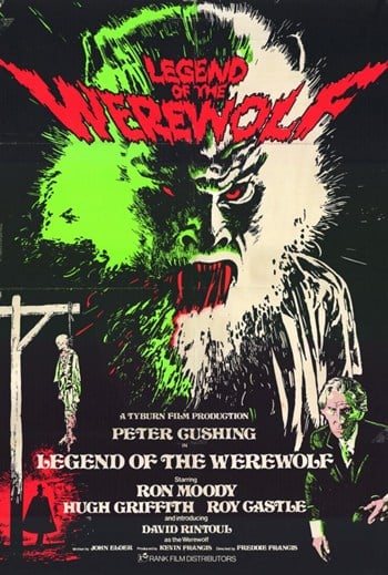 MOV213891 Legend of the Werewolf Movie Poster - 11 x 17 in.