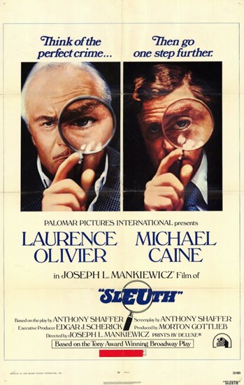 Sleuth Movie Poster - 11 x 17 in.
