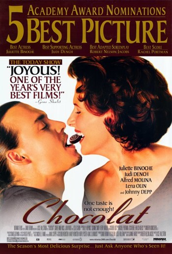 Chocolat Movie Poster - 11 x 17 in.