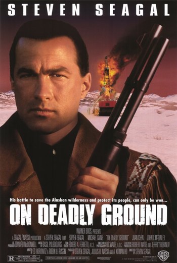 On Deadly Ground Movie Poster - 11 x 17 in.