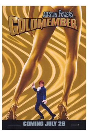 Austin Powers in Goldmember Movie Poster - 11 x 17 in.