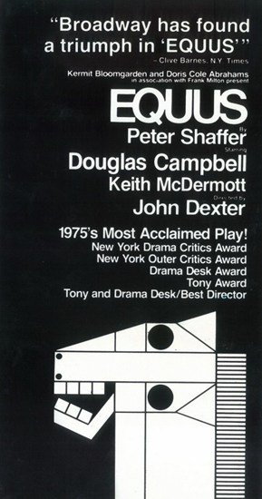 Equus Broadway Movie Poster - 11 x 17 in.