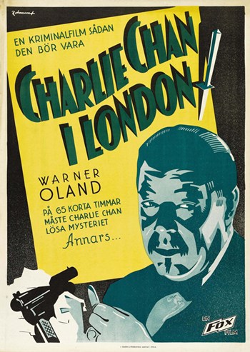 Charlie Chan in London Movie Poster  11 x 17 in