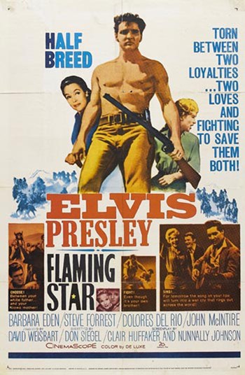 Flaming Star Movie Poster - 11 x 17 in.