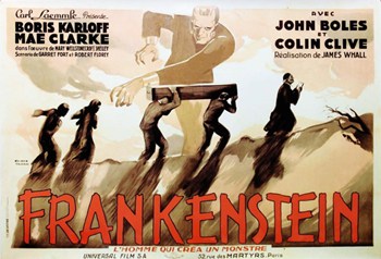 MOV417446 Frankenstein Movie Poster - 17 x 11 in.