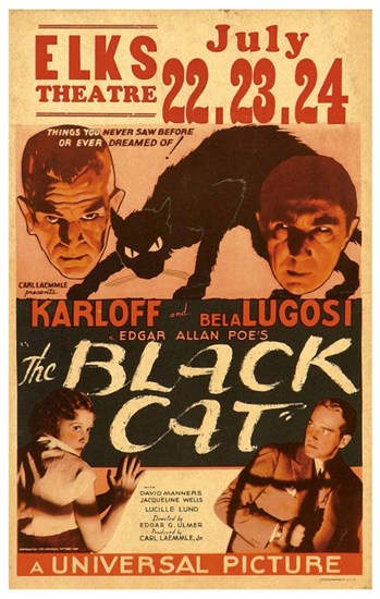 MOV417478 The Black Cat C.1934 Movie Poster - 11 x 17 in.