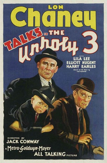The Unholy Three Movie Poster - 11 x 17 in.