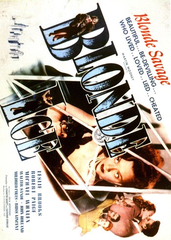 Blonde Ice Movie Poster - 11 x 17 in.