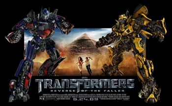 Transformers 2 Revenge of the Fallen  Style D Movie Poster  17 x 11 in