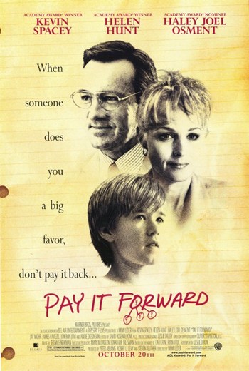 MOV216340 Pay It Forward Movie Poster - 11 x 17 in.