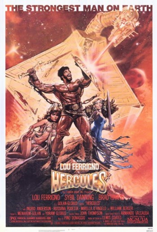 Hercules Movie Poster - 11 x 17 in.
