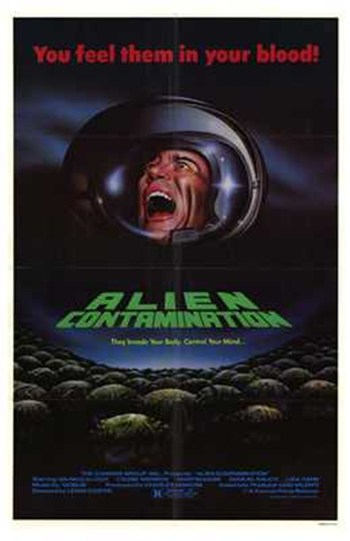 Alien Contamination Movie Poster - 11 x 17 in.