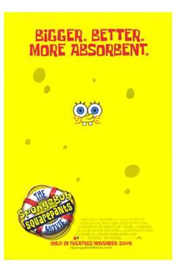 Spongebob Squarepants Movie Poster - 11 x 17 in.