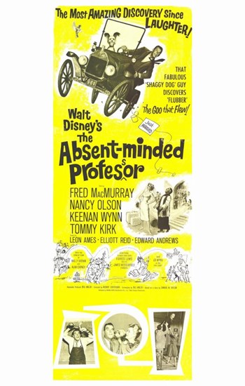 The Absent Minded Professor Movie Poster - 11 x 17 in.