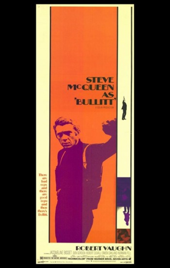 Bullitt Movie Poster - 11 x 17 in.