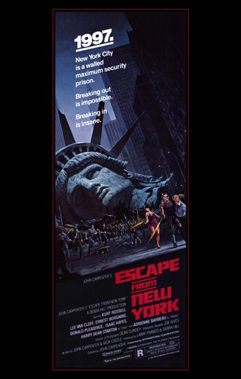 MOV221668 Escape From New York Movie Poster - 11 x 17 in -  Posterazzi