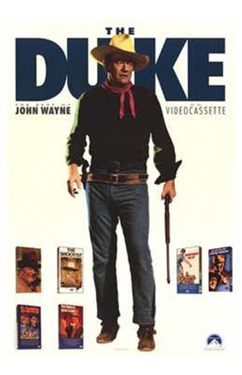 John Wayne Movie Poster - 11 x 17 in.