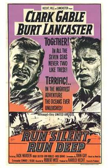 Run Silent Run Deep Movie Poster - 11 x 17 in.