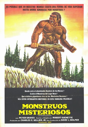 The Mysterious Monsters Movie Poster - 11 x 17 in.