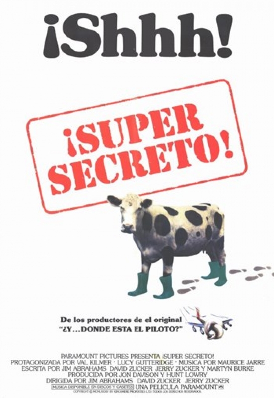 Top Secret Movie Poster - 11 x 17 in.