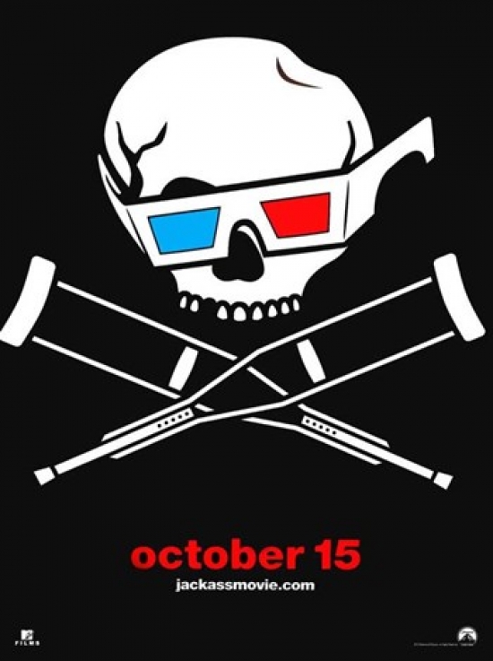 Jackass 3-D Movie Poster - 11 x 17 in.