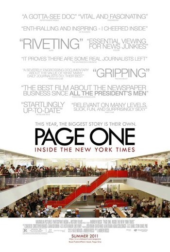 MOVEB19104 Page One Inside the New York Times Movie Poster - 11 x 17 in.