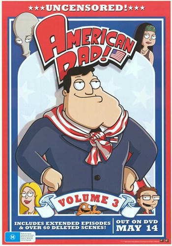 American Dad Movie Poster - 11 x 17 in.