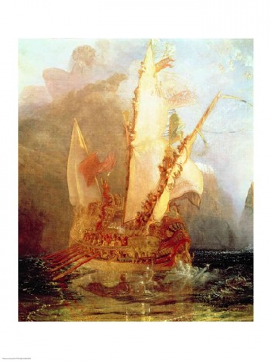 Ulysses Deriding Polyphemus Poster Print by J.M.W. Turner - 18 x 24 in.